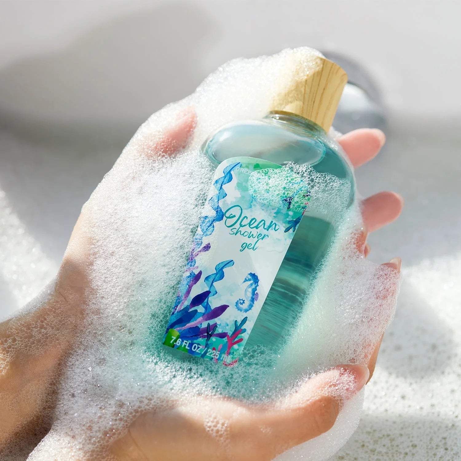 Bath Gift Baskets for Women - 12 Pcs Ocean Spa Gift Sets, Luxury Valentines Day Gifts for Her