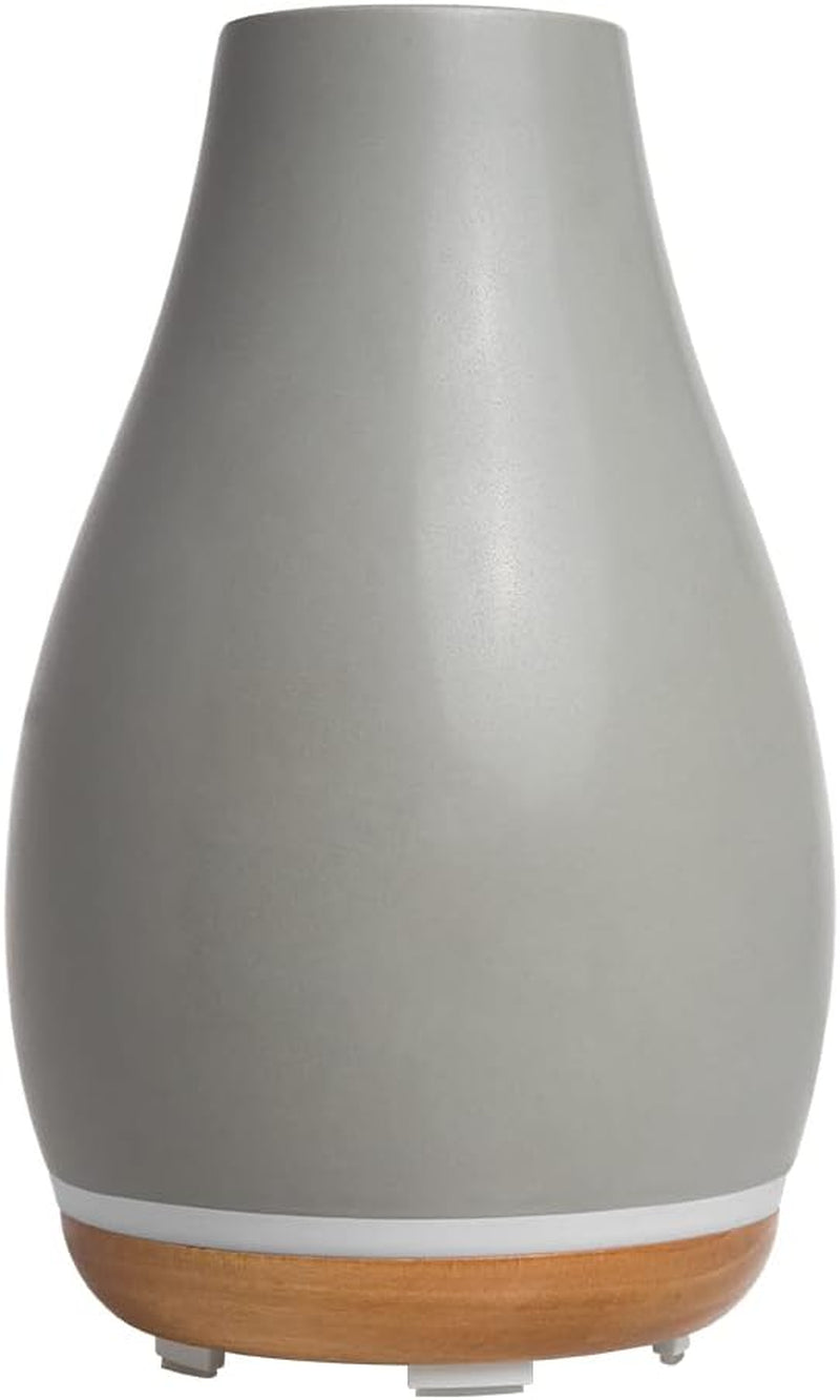 Ellia Blossom Aroma Diffuser, Grey, Portable Oil Diffuser , Stylish Aromatherapy Diffuser for Relaxation