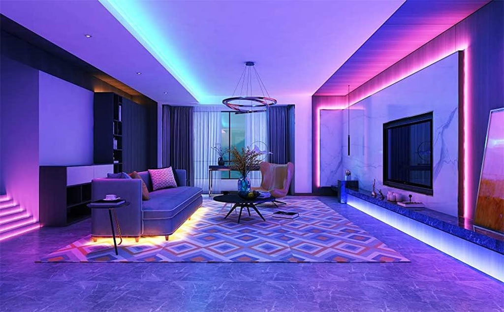 20 Ft LED Lights for Bedroom,Upgraded Led Strip Lights from 16.4Ft to 20Ft with Remote Color Changing LED Strip Lights(App+Ir Remote+Mic+Music Sync)